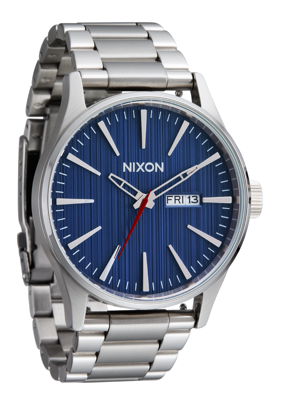 Nixon Time Teller Orologio Uomo – 38,5 Mm, Cinturino In Acciaio, Impermeabile 10 Atm, Colore Fisheye