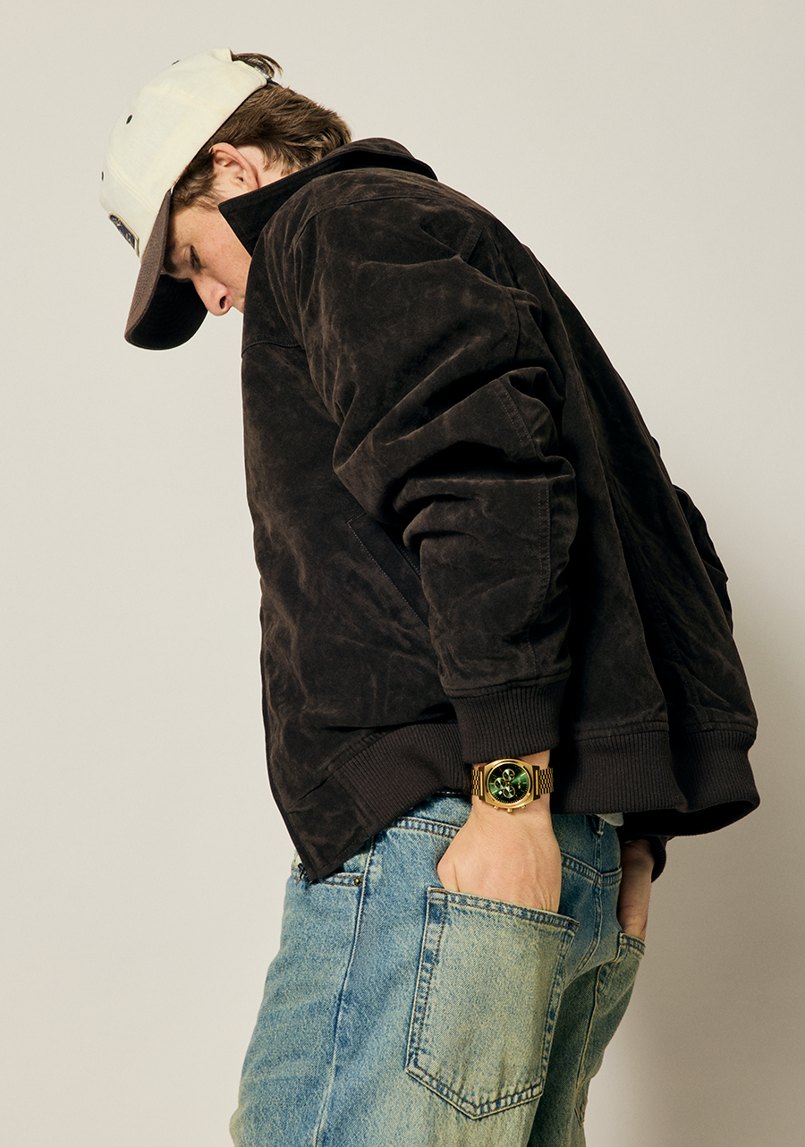 Time Teller Chrono - Oro / Raggio di sole verde View 6