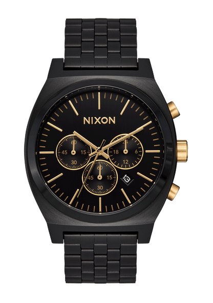 Time Teller Chrono - Black / Black / Gold View 1