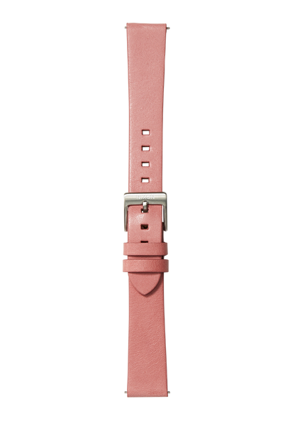 16mm Veg Tanned Leather Band - Rosa polvere View 2