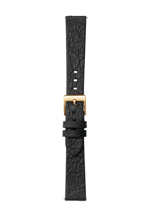 16mm Pineapple Leather Band - Nero