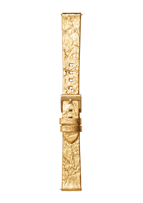 16mm Pineapple Leather Band - Foglia d'oro