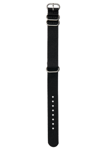20mm Nylon #TIDE One Piece Band - Nero View 1
