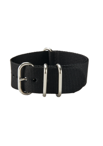 20mm Nylon #TIDE One Piece Band - Nero View 2
