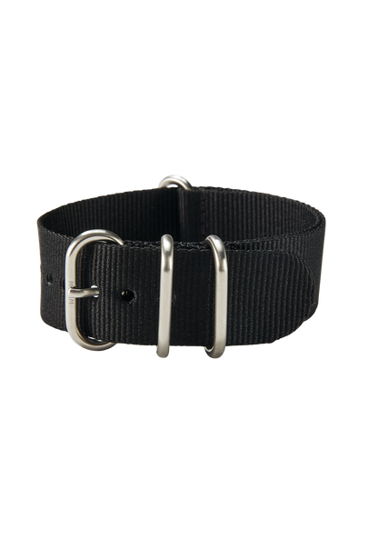 20mm Nylon #TIDE One Piece Band - Nero View 2