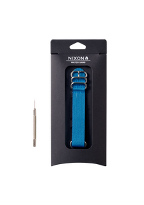 20mm Nylon #TIDE One Piece Band - Nero View 3