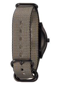 20mm Nylon #TIDE One Piece Band - Kaki / nero View 5