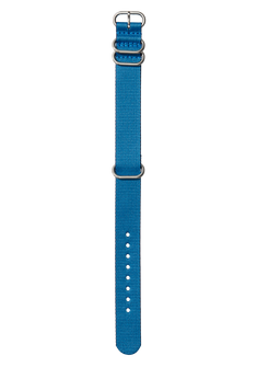 20mm Nylon #TIDE One Piece Band - Blu navy / blu