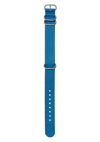 20mm Nylon #TIDE One Piece Band - Blu navy / blu View 1