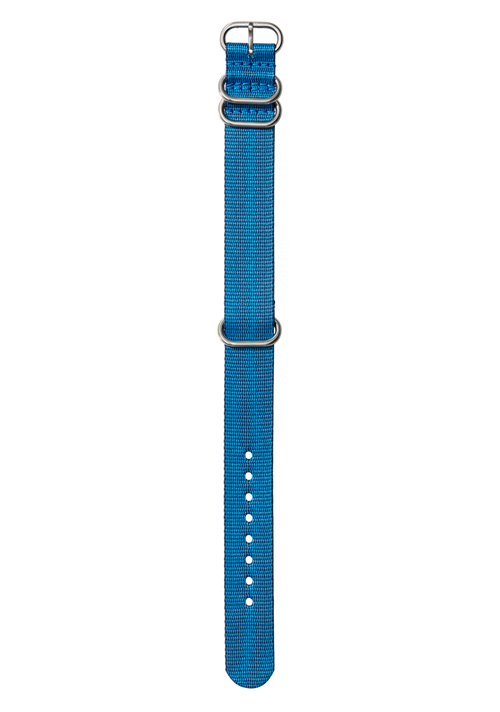 20mm Nylon #TIDE One Piece Band - Blu navy / blu