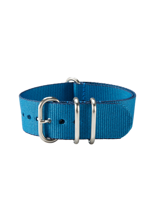 20mm Nylon #TIDE One Piece Band - Blu navy / blu