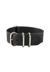 20mm FKM Rubber One Piece Band - Nero View 2