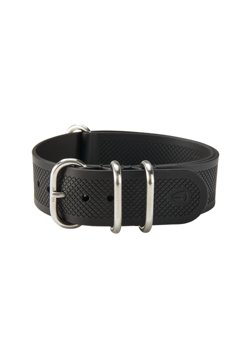 20mm FKM Rubber One Piece Band - Nero