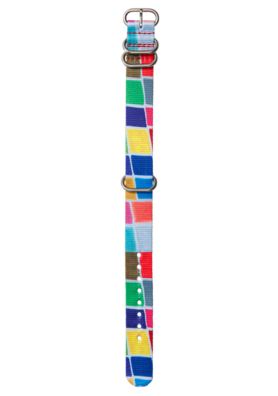 20mm Recycled One Piece Band - Azzurro piscina