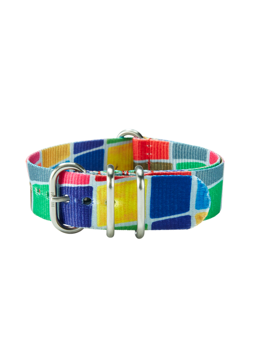 20mm Recycled One Piece Band - Azzurro piscina