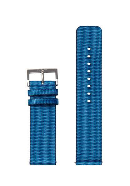 23mm Nylon #TIDE Band - Blu navy / nero View 1