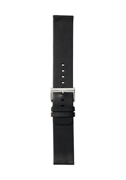 23mm Veg Tanned Leather Band - Nero View 2