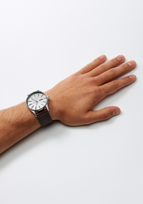 23mm Veg Tanned Leather Band - Marrone View 6