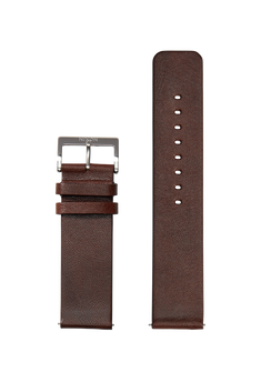 23mm Veg Tanned Leather Band - Marrone