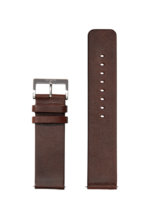 23mm Veg Tanned Leather Band - Marrone