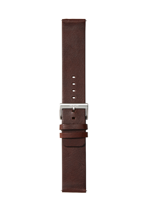 23mm Veg Tanned Leather Band - Marrone