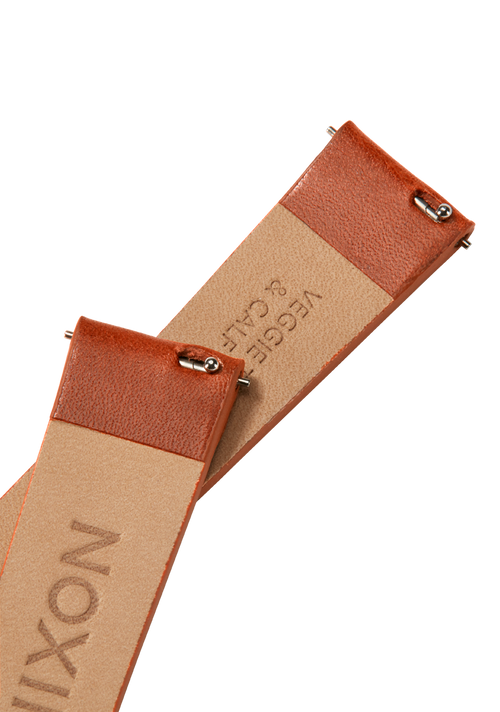 23mm Veg Tanned Leather Band - Marrone sella