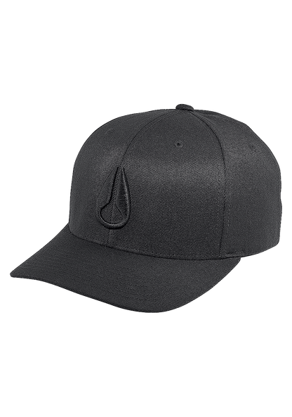 Deep Down Flexfit Athletic Fit Hat - Tutta nera View 1