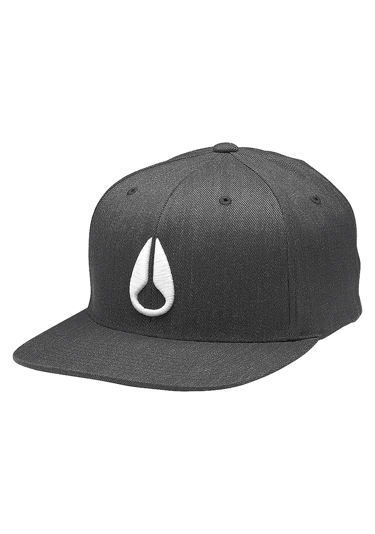 Cappello Deep Down Flexfit Athletic Fit - Nero Heather / Bianco