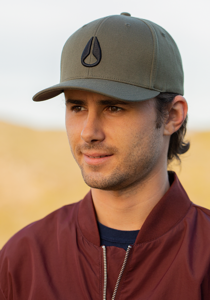 Deep Down Flexfit Athletic Fit Hat - Oliva scuro View 8