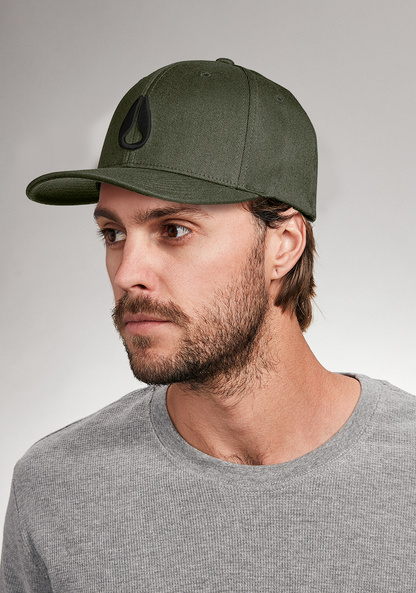 Deep Down Flexfit Athletic Fit Hat - Oliva scuro View 5