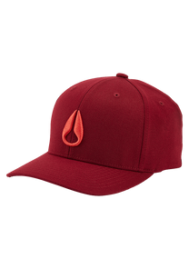 Deep Down Flexfit Athletic Fit Hat - Bordeaux View 1