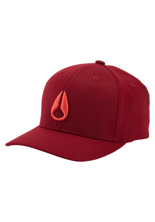 Deep Down Flexfit Athletic Fit Hat - Bordeaux