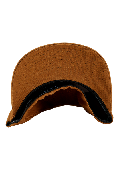 Deep Down Flexfit Athletic Fit Hat - Marrone / nero View 4