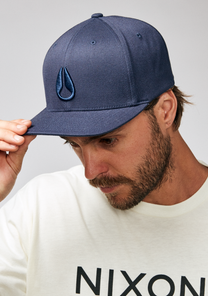 Cappello Deep Down Flexfit Athletic Fit - Tutto Blu Navy View 6