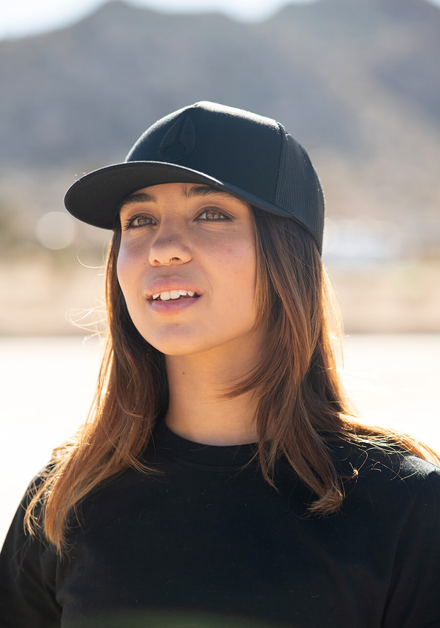 Cappellino Trucker con Icona - Nero / Nero