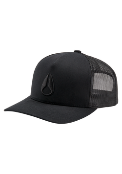 Iconed Trucker Hat - Nero / nero