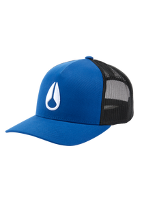 Cappellino Trucker con icona - Blu reale / Nero View 1