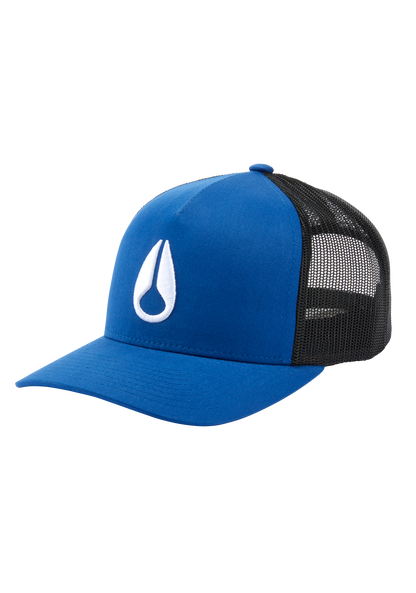 Iconed Trucker Hat - Royal / Black View 1