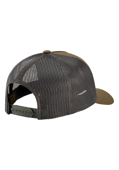 Iconed Trucker Hat - Oliva scuro View 2