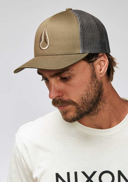 Iconed Trucker Hat - Oliva scuro View 6