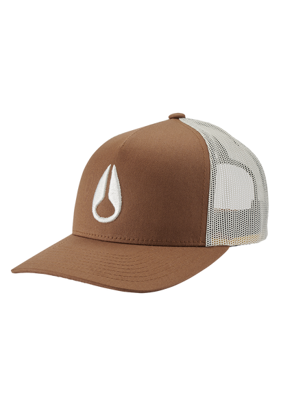 Iconed Trucker Hat - Brown / Off White View 1