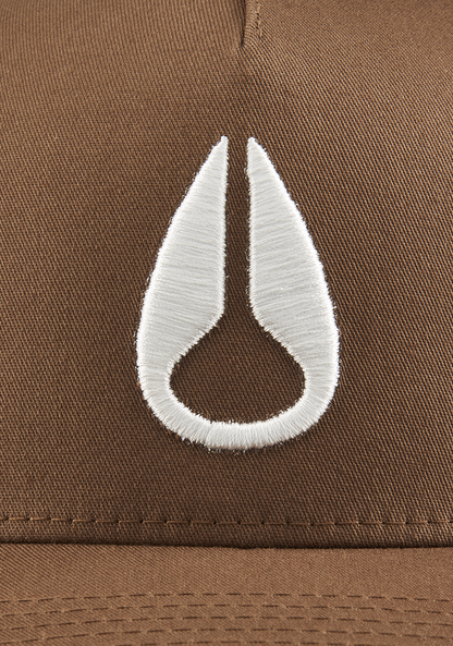 Iconed Trucker Hat - Brown / Off White View 4