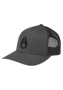 Iconed Trucker Hat - Carbone / nero