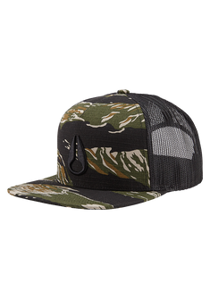 Deep Down Trucker Hat - Mimetico tigrato