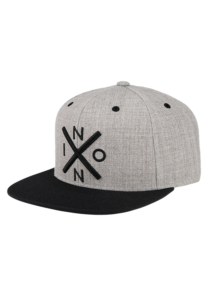 Cappello Snapback Exchange - Grigio mélange / Nero View 1