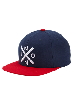 Cappello Snapback Exchange - Blu navy / Rosso