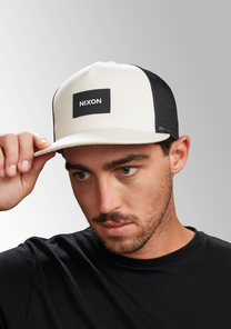 Cappellino da camionista - Crema / Nero View 5