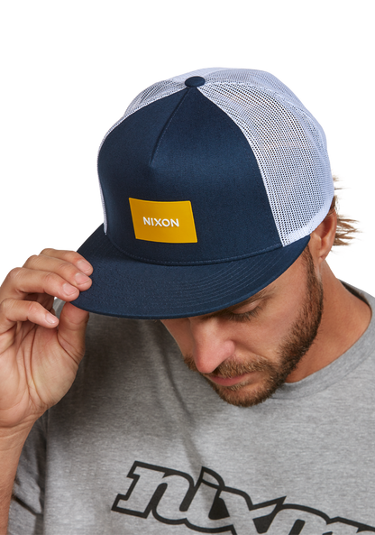 Team Trucker Hat - Blu notte / giallo scuro View 6