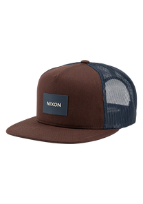 Team Trucker Hat - Blu navy / marrone View 1