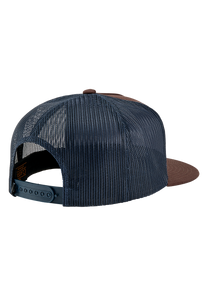 Team Trucker Hat - Blu navy / marrone View 2